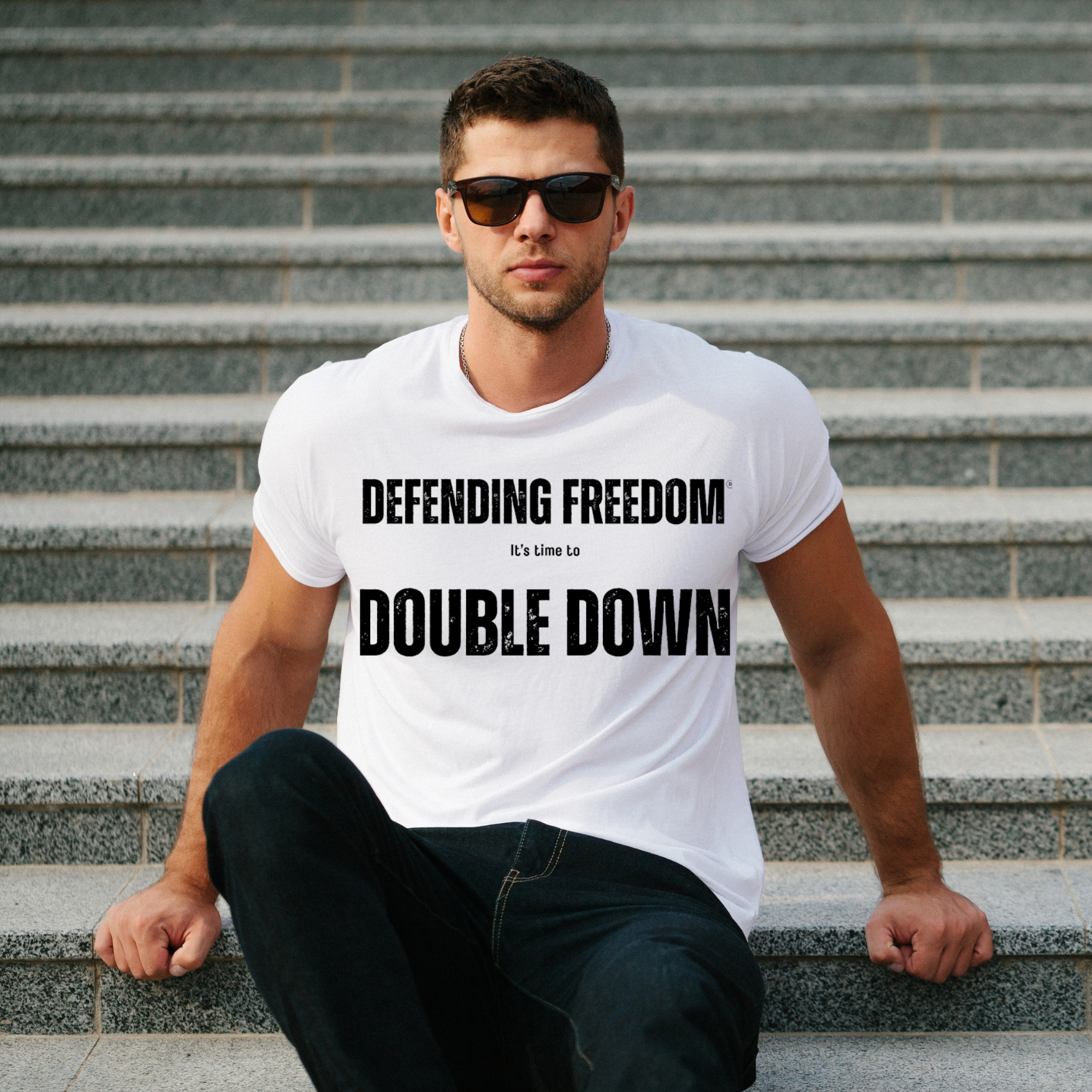 Defending Freedom — Double Down shirt